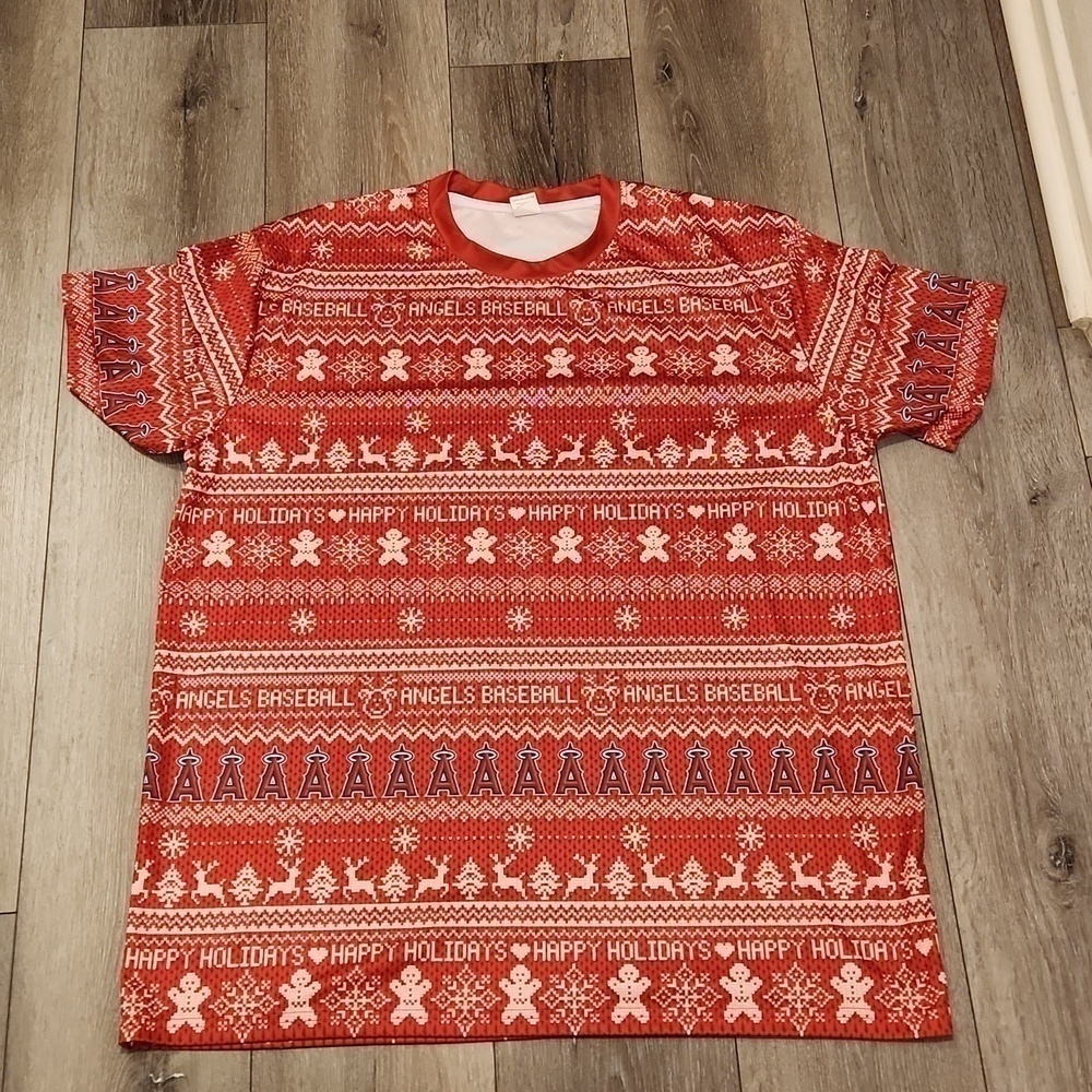 Angel Baseball Holiday Shirt